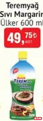 ÜLKER TEREMYAĞ SIVI MARGARİN 600 ML